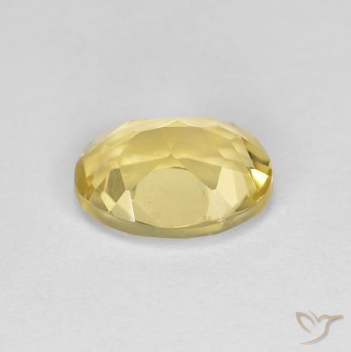 9,17 ctw natürlicher Hell Gold Goldener Beryll, Oval, VS