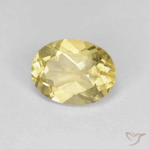 9,17 ctw natürlicher Helles Erdgelb Goldener Beryll, Oval, VS