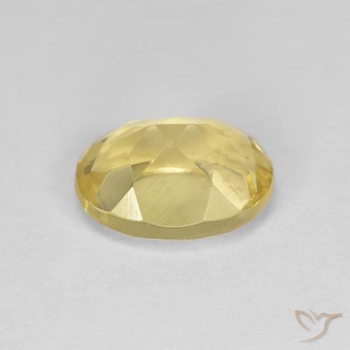 9,17 ctw natürlicher Helles Erdgelb Goldener Beryll, Oval, VS