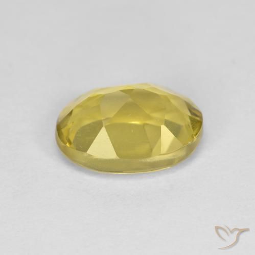 9,17 ctw natürlicher hellgelb Goldener Beryll, Oval, VS