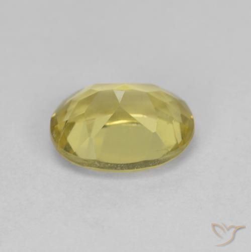 9,17 ctw natürlicher hellgelb Goldener Beryll, Oval, VS