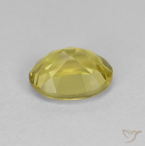 1,38 ctw natürlicher gelber Goldberyll, Oval Schliff, VS