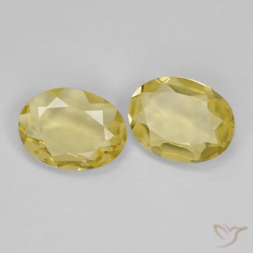 1.84 ct natürliche Helles Gold-Gelb Goldener Beryll-Edelsteine, Oval, VVS-VS