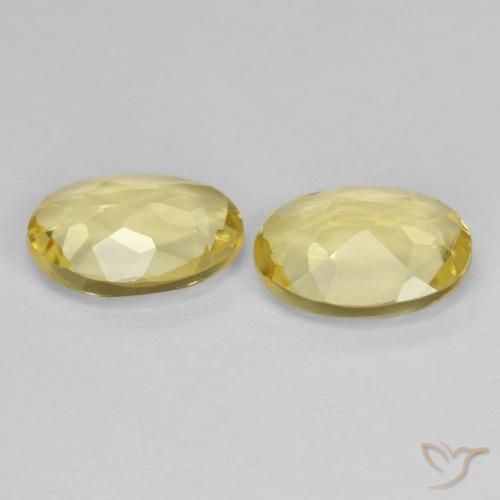 1.84 ct natürliche Helles Gold-Gelb Goldener Beryll-Edelsteine, Oval, VVS-VS