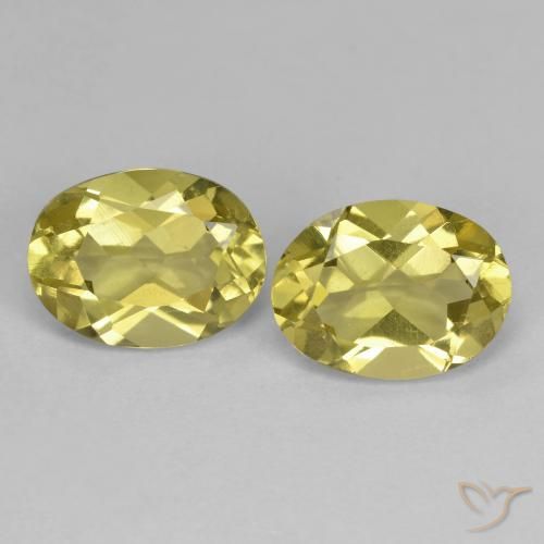 2.39ctw Natürlicher Helles Gold-Gelb Goldener Beryll, Oval, VS