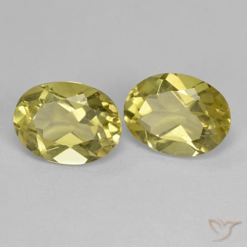 2.39 ct natürliche Helles Gold-Gelb Goldener Beryll-Edelsteine, Oval, VS