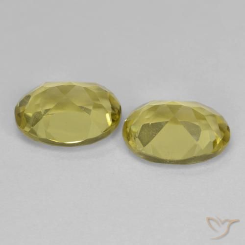 2.39 ct natürliche Helles Gold-Gelb Goldener Beryll-Edelsteine, Oval, VS