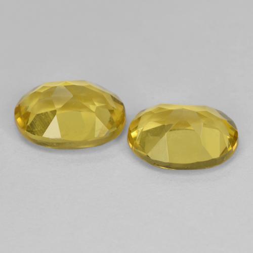 2.53 ct natürliche Hell Gold Goldener Beryll-Edelsteine, Oval Schliff, VS