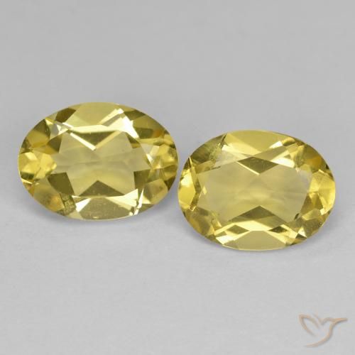 2.34ctw Natürlicher Herbstgelb Goldener Beryll, Oval, VVS-VS