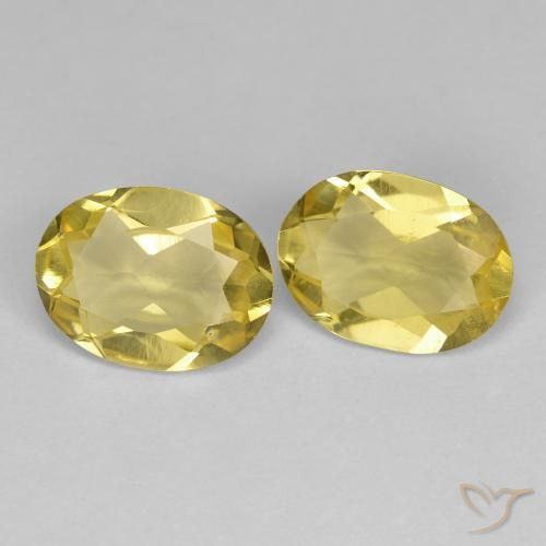 1.97 ct natürliche hellgelb Goldener Beryll-Edelsteine, Oval, VS