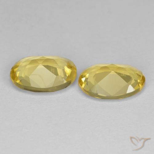 1.97 ct natürliche hellgelb Goldener Beryll-Edelsteine, Oval, VS