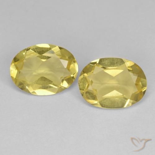 2.04ctw Natürlicher Helles Gold-Gelb Goldener Beryll, Oval, VS