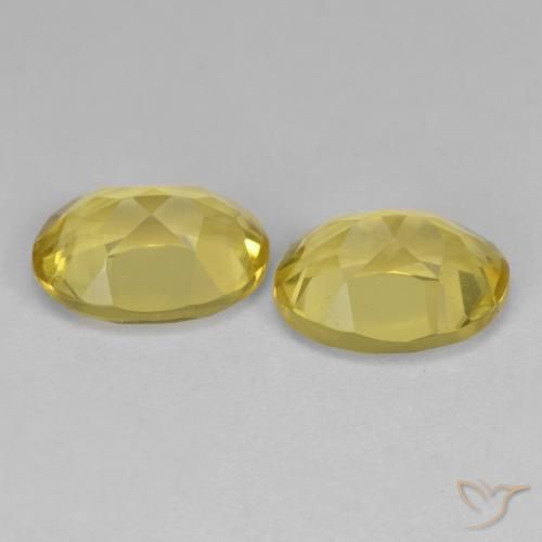 2.35 ct natürliche Sanftes Gelb Goldener Beryll-Edelsteine, Oval, VS