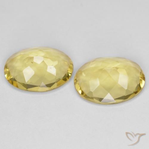 3.70 ct natürliche Toskana Gelb Goldener Beryll-Edelsteine, Oval, VVS-VS