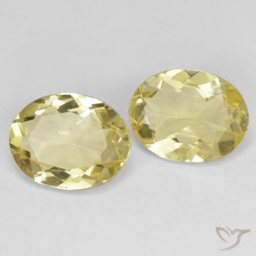 3.87 ct natürliche Toskana Gelb Goldener Beryll-Edelsteine, Oval, VVS-VS