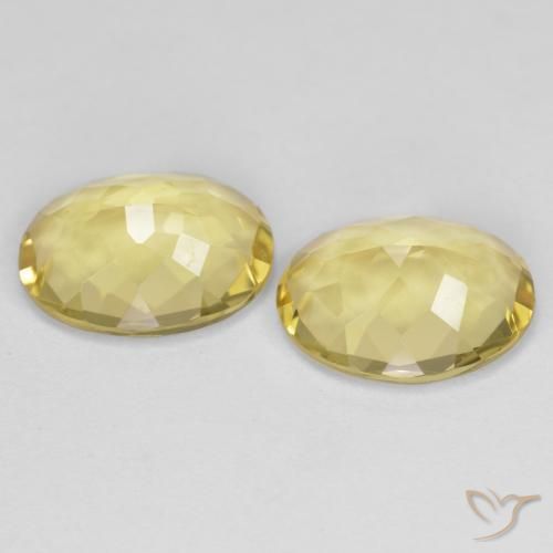 4.34 ct natürliche Mittelhelles Gelb Goldener Beryll-Edelsteine, Oval, VVS-VS