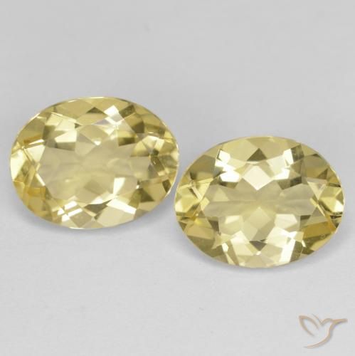 4.36ctw Natürlicher Toskana Gelb Goldener Beryll, Oval, VVS-VS