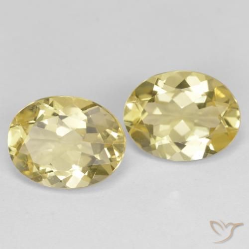 4.36 ct natürliche Toskana Gelb Goldener Beryll-Edelsteine, Oval, VVS-VS