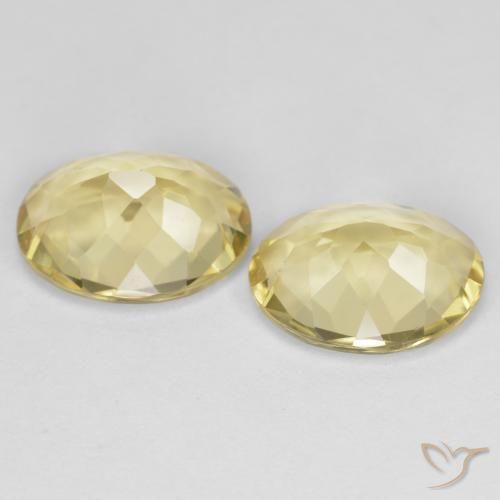 4.36 ct natürliche Toskana Gelb Goldener Beryll-Edelsteine, Oval, VVS-VS