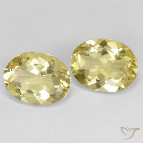 4.61 ct natürliche Mittelhelles Gelb Goldener Beryll-Edelsteine, Oval, VVS-VS