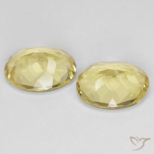 4.61 ct natürliche Mittelhelles Gelb Goldener Beryll-Edelsteine, Oval, VVS-VS