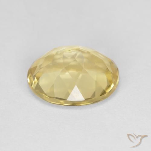 9,17 ctw natürlicher Mittelgelb Goldener Beryll, Oval, VVS-VS