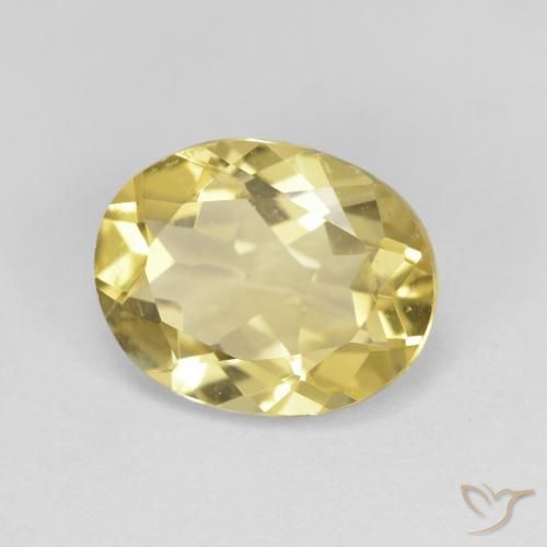 9,17 ctw natürlicher Toskana Gelb Goldener Beryll, Oval, VVS