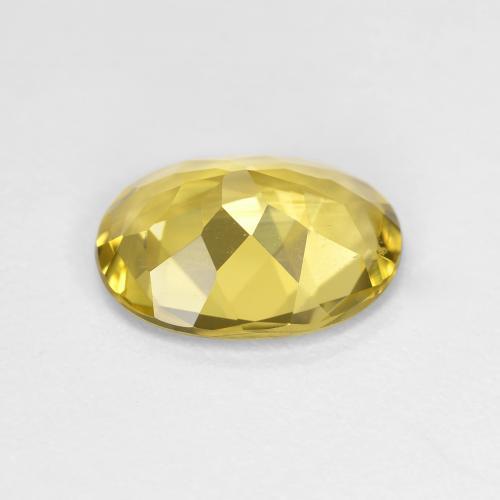 1,93 ctw natürlicher gelber Goldberyll, Oval Schliff, VVS