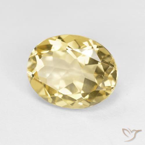 9,17 ctw natürlicher Helles Gold-Gelb Goldener Beryll, Oval, VVS
