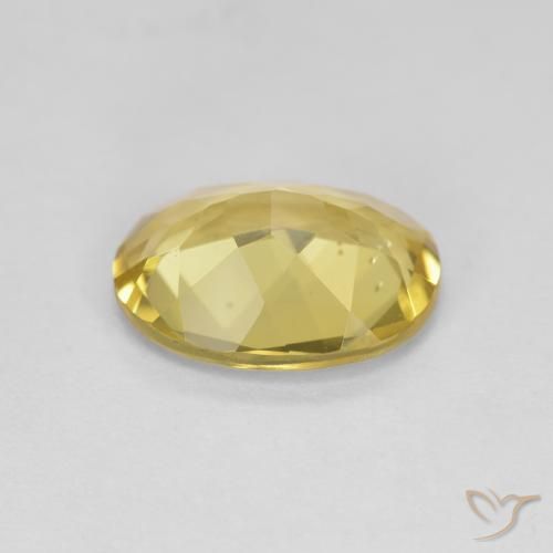 9,17 ctw natürlicher Mittelgelb Goldener Beryll, Oval, VS