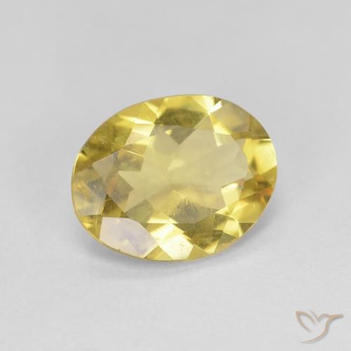 9,17 ctw natürlicher Gelblich Gold Goldener Beryll, Oval, VS