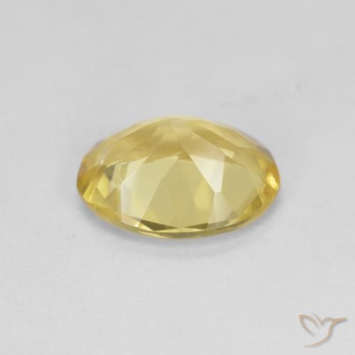 9,17 ctw natürlicher hellgelb Goldener Beryll, Oval, VVS-VS