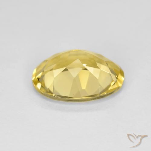 9,17 ctw natürlicher Helles Gold-Gelb Goldener Beryll, Oval, VVS-VS