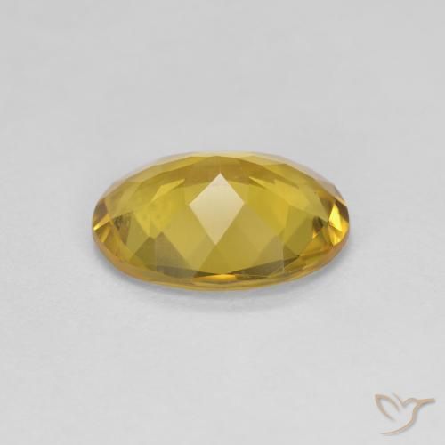 1,84 ctw natürlicher gelber Goldberyll, Oval Schliff, VS