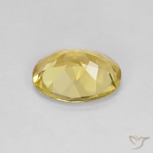 9,17 ctw natürlicher hellgelb Goldener Beryll, Oval, VS
