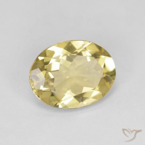 9,17 ctw natürlicher Hell Gold Goldener Beryll, Oval, VS