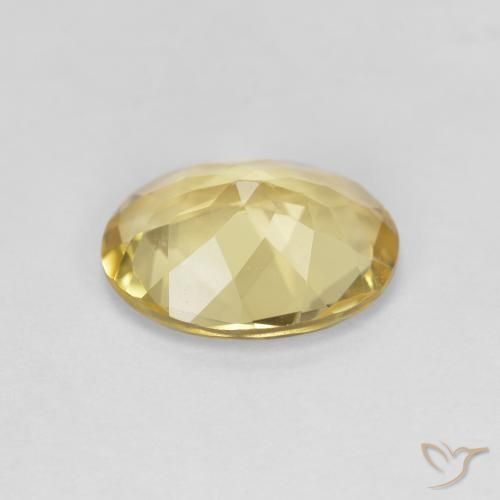 9,17 ctw natürlicher Hell Gold Goldener Beryll, Oval, VS