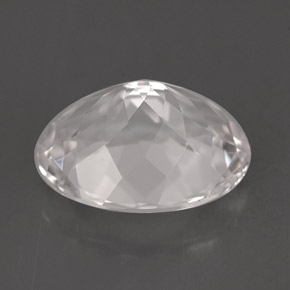 5,55 ctw natürlicher weißer Goshenit, Oval Schliff, VVS-VS