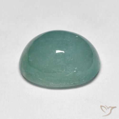 9,17 ctw natürlicher grünlich-blau Grandidierit, Oval, Lichtdurchlässig