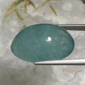 9,17 ctw natürlicher grünlich-blau Grandidierit, Oval, Lichtdurchlässig