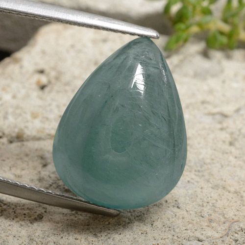 12.25ct Natürlicher grünlich-blau Grandidierit, Birnenform, Lichtdurchlässig