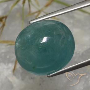9,17 ctw natürlicher Tiefes Türkis Grandidierit, Oval, Lichtdurchlässig