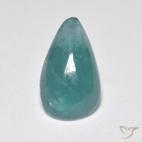 2.43ct Natürlicher Türkis Grandidierit, Birnenform, Lichtdurchlässig