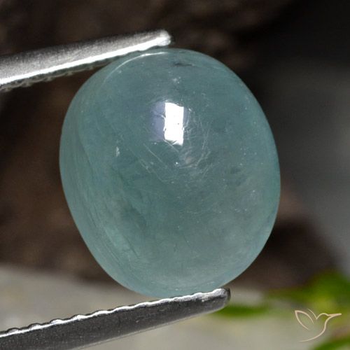 3.31ct Natürlicher Blaugrüner Ton Grandidierit, Oval, Lichtdurchlässig