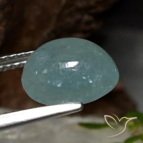 9,17 ctw natürlicher Blaugrüner Ton Grandidierit, Oval, Lichtdurchlässig