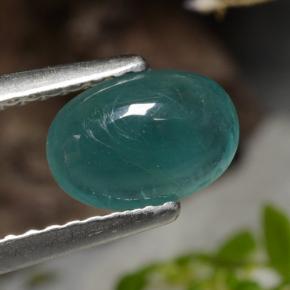 0,93 ctw natürlicher grüner Grandidierit, Oval Schliff, Lichtdurchlässig