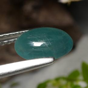 0,93 ctw natürlicher grüner Grandidierit, Oval Schliff, Lichtdurchlässig