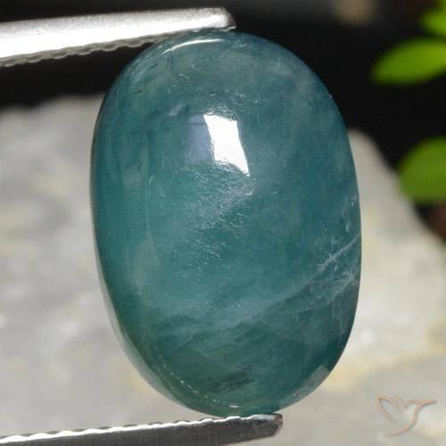 5.05ct Natürlicher Blau-grün Grandidierit, Oval, Lichtdurchlässig