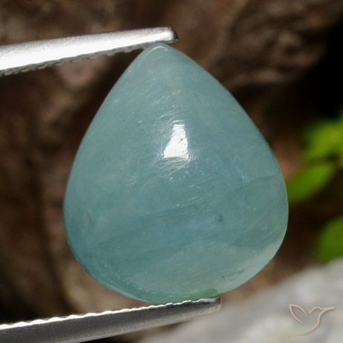 6.55ct Natürlicher Elektrisches Blau Grandidierit, Birnenform, Lichtdurchlässig