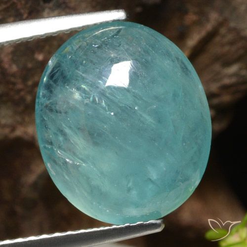 6.41ct Natürlicher Mittel-Dunkelblau Grün Grandidierit, Oval, Lichtdurchlässig